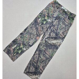 Rustic Ridge Men's Mossy Oak Camo Hunting Fishing Denim Jeans Sz 34/34 EXCELLENT